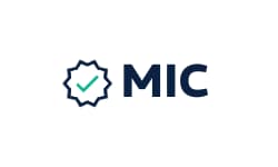 Check mark next to the word MIC